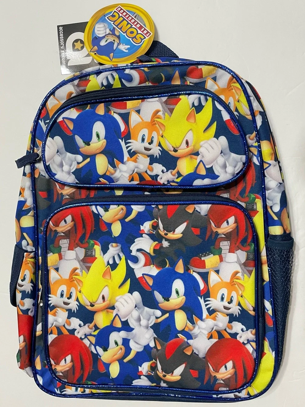 Large Backpack - Sonic the Hedgehog All Over Print 16